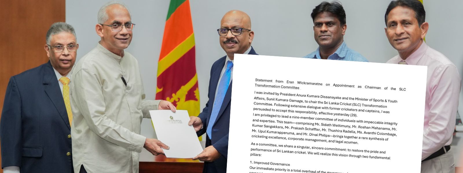 'Restore Pride and Performance of SLC': Eran